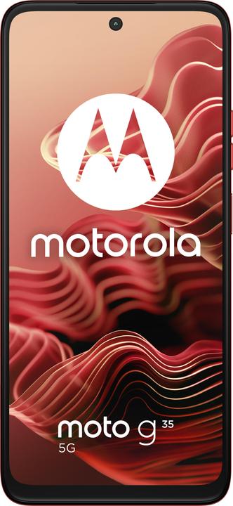 Actual product image Motorola Moto G35 (128 GB, Guava Red, 6.73", Dual SIM, 50 Mpx, 5G)