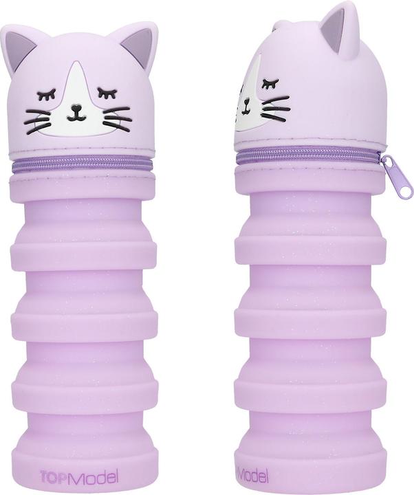 Produktbild Top Model Topmodel - Silicon Pencil Tube BLOOMING KITTY - Grey and Purple