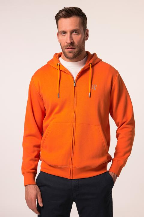 Actual product image JP1880 hoodie jacket, sweat, hood, kangaroo pocket, up to 8 XL (XXL)
