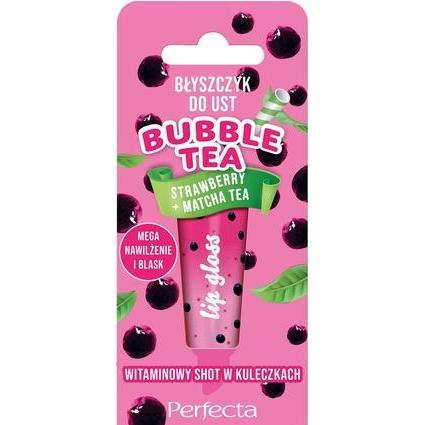 Perfecta, Lippenstift + Lipgloss, Bubble Tea Lip Gloss Erdbeere Matcha 10g (Strawberry Matcha)