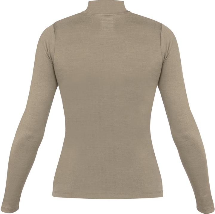 Actual product image Normani Ladies' merino longsleeve with stand-up collar "Romsey" - 9561 (XL)