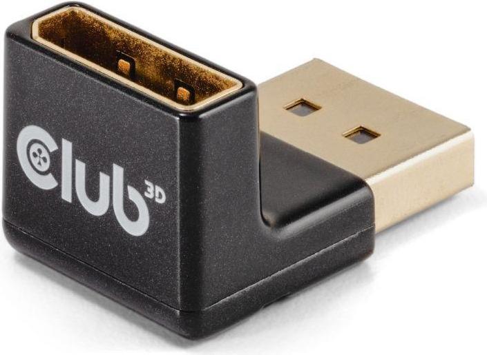Image du produit Club 3D Club3D Adaptateur DP > DP 1.4 coudé à 90° 4K@120Hz St/Bu retail (10.50 cm)
