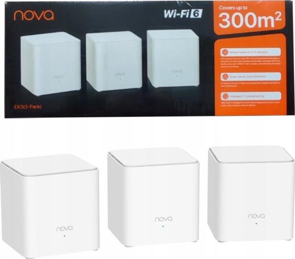 Actual product image Tenda EX3-3 Ax1500 300m² Mesh System