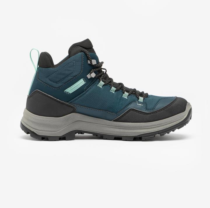 Image du produit Quechua Chaussures imperméables de randonnée montagne femme, MH100 mid vert (38)