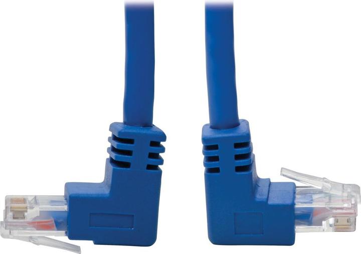 Actual product image Eaton Up/Down-Angle Cat6 Gigabit Molded UTP Ethernet Cable RJ45 Up-Angle M to RJ45 Down-An (U/UTP, CAT6, 0.91 m)