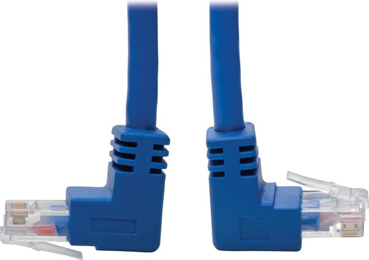 Immagine prodotto Eaton Cavo Ethernet UTP modellato Cat6 Gigabit con angolazione su/giù da RJ45 Up-Angle M a RJ45 Down-An (U/UTP, CAT6, 0.91 m)