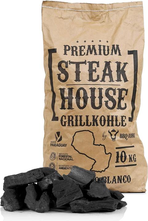 BBQ-Toro Premium Steakhouse Grillkohle (10 kg) (10 kg)
