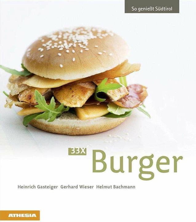 Immagine prodotto 33 x Burger (Tedesco, Gerhard Wieser, Heinrich Gasteiger, Helmut Bachmann, 2018)
