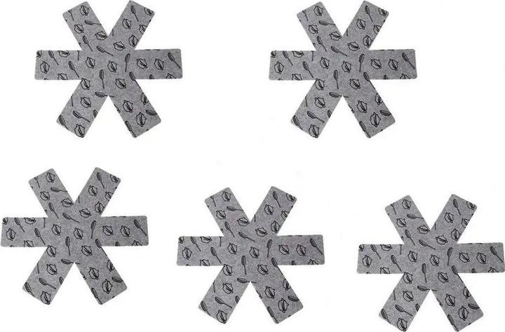 JTI Topf-/Bratpfannenschutz 38 cm, 5er-Pack (38 cm, Textil)