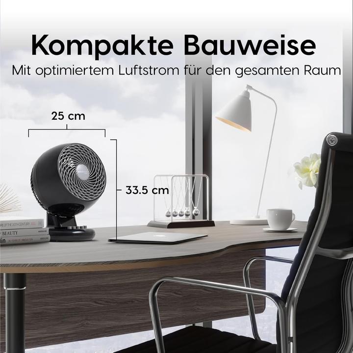 Actual product image Iris Ohyama Woozoo Circulator PCF-M18 black