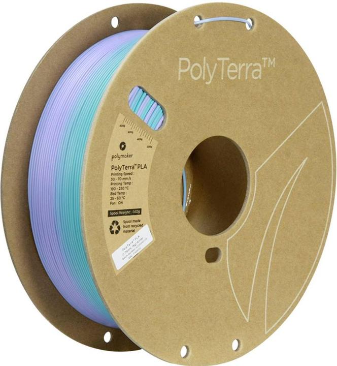 Image du produit Polymaker Polyterra PLA (1.75 mm, 1 kg) (PLA, 1.75 mm, 1000 g, Blanc)