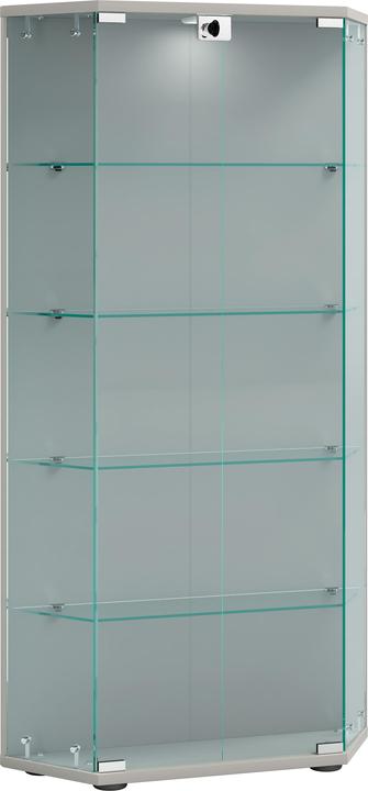 Produktbild VCM Holz Glas Stand Vitrine Regal Cenila L (83 x 17 x 114 cm)