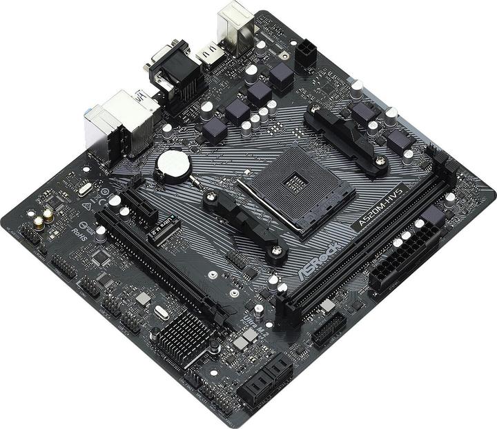 Image du produit AsRock A520M-HVS (AM4, AMD A520, mATX)
