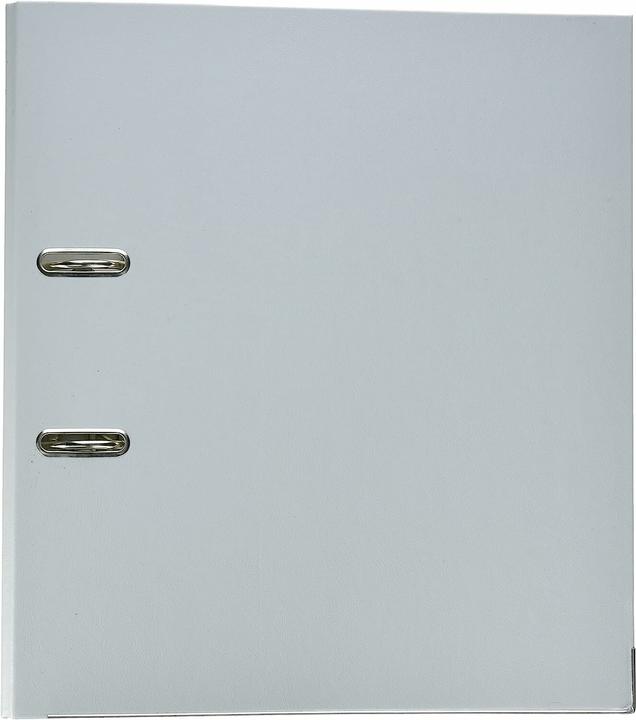 Actual product image Herlitz Folder maX.file protect, spine width: 80 mm, grey DIN A4, PP plastic cover, edge protec (A4, 80 mm, 1 pcs.)