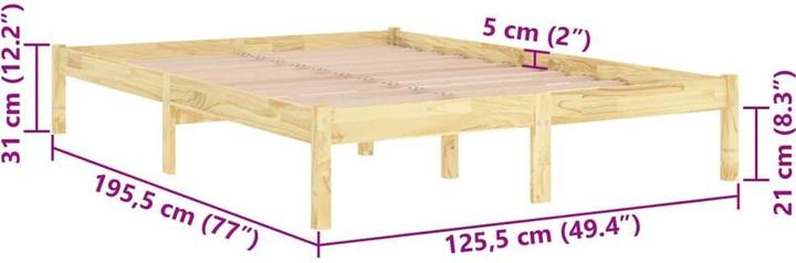 Actual product image vidaXL Edy (120 x 190 cm)