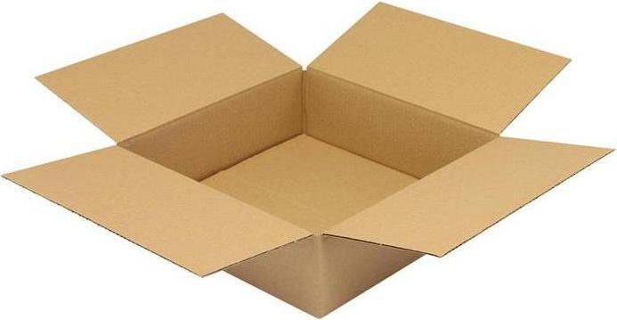 Actual product image Transpak Folding carton 1-wall height creasing dimensions 350x350x100mm quality 1.20 B brown brown (25x)
