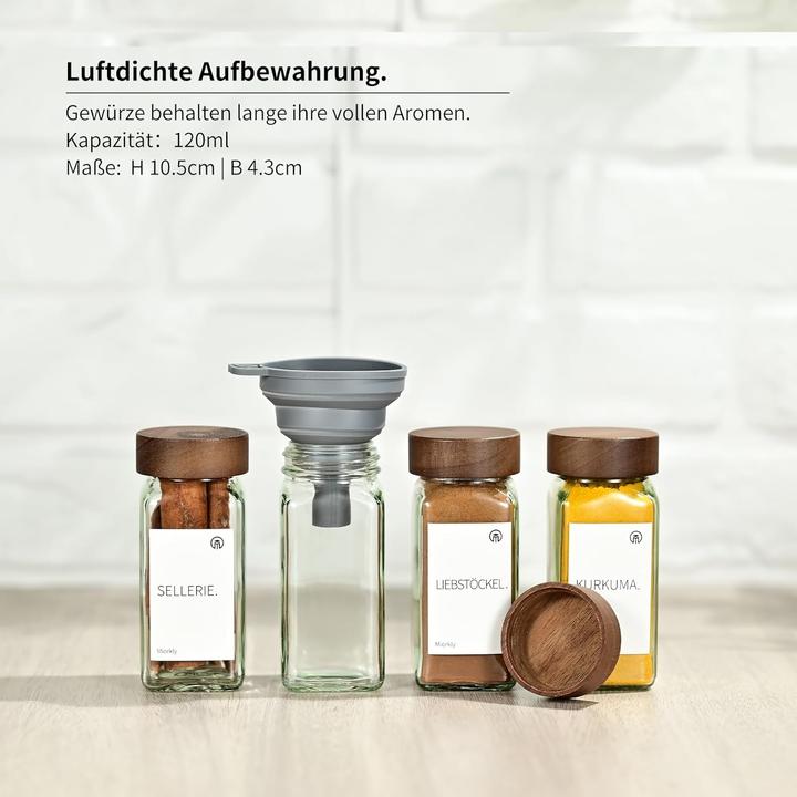 Actual product image Miorkly Gewürzgläser-Set