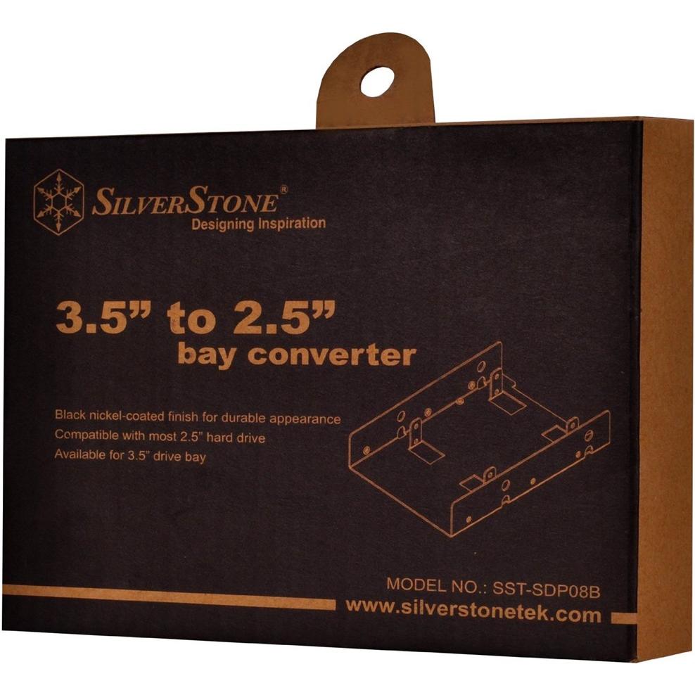 Thumbnail - Silverstone SST-SDP08B Hard Drive Backplane (3.5 Zoll), Nickel, SSD + Festplatte Zubehör