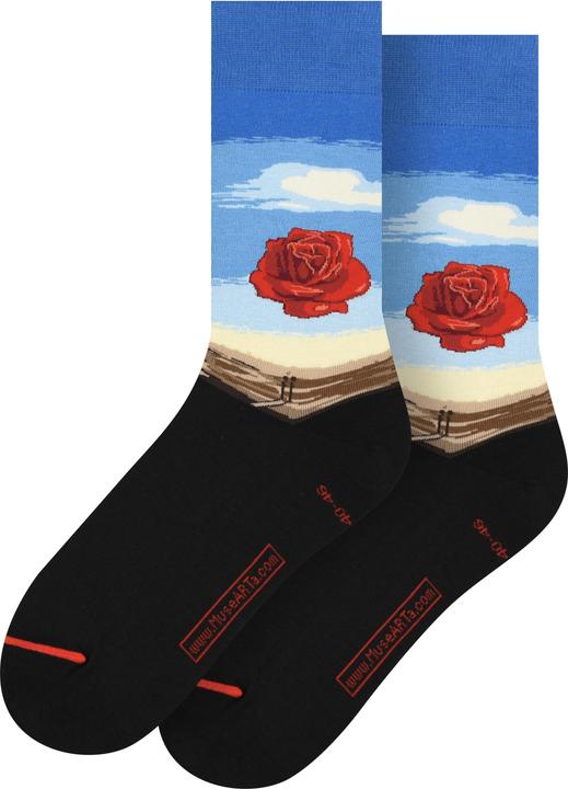 Actual product image MuseARTa Salvador Dalí Socks - Meditative Rose (Single pack, 40 - 46)