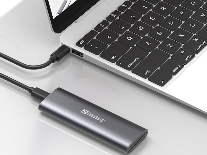Immagine prodotto Sandberg Custodia USB 3.2 per SSD M.2+NVMe (M.2 2230, M.2 2242, M.2 2260, M.2 2280, M.2)