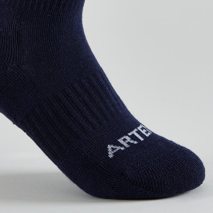 Produktbild Artengo Kinder Tennissocken High 4er-Pack - RS 300 weiss/marineblau (4er Pack, 27 - 30)