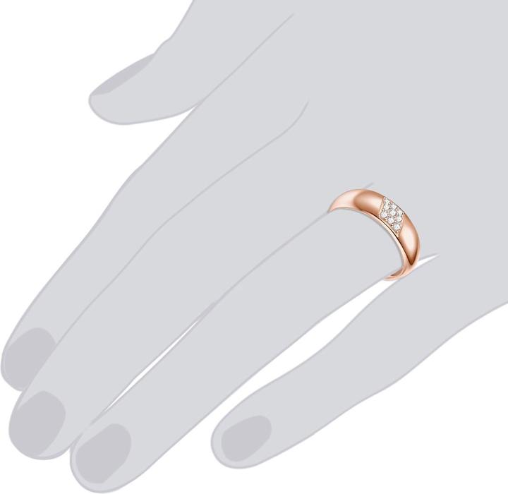 Produktbild Rafaela Donata Damen Sterling Silber Zirkonia roségold - 11406 (52, 925 Silber)