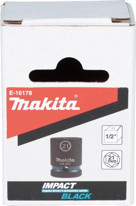 Produktbild Makita Steckschlüssel SW21 Impact Black (21 mm)