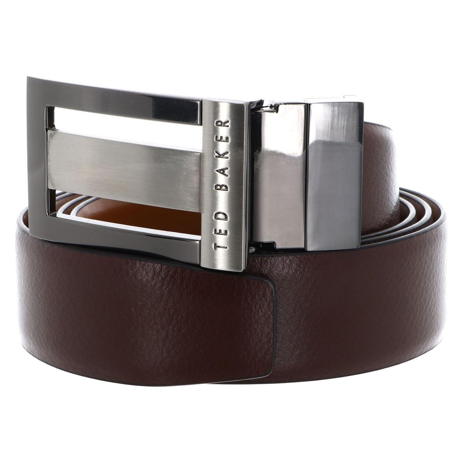 Ted Baker, Herren, Gürtel, Wiilmer 2-In-1 Reversible Belt Gift Set, Braun