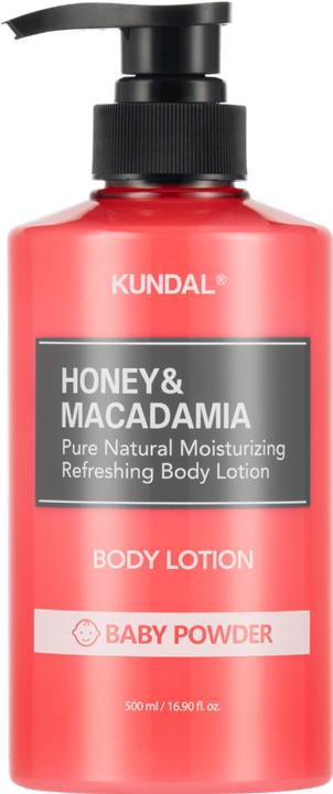 Kundal Honey and Macadamia Pure Body Lotion Baby Powder 500ml (Körperlotion, 500 ml)