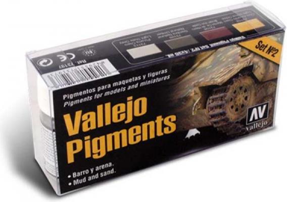 Produktbild Vallejo Mud and Sand Pigment-Set Farbpigmente