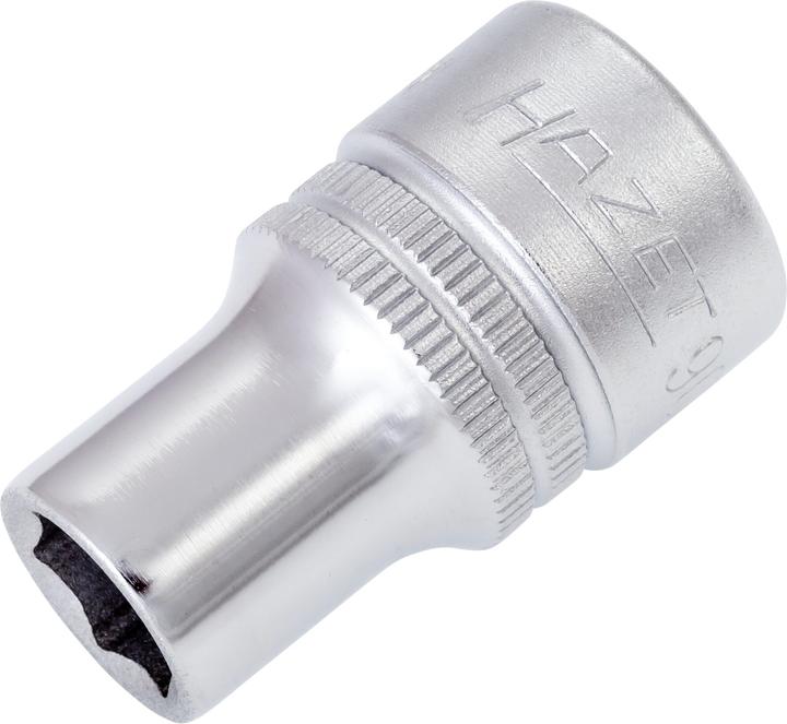 Actual product image HAZET Socket ∙ hexagon 900-10 ∙ Square, hollow 12.5 mm (1/2 inch) ∙ Outside hexagon traction profil… (10 mm)