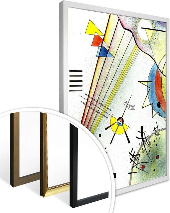 Produktbild Trenddeko Kandinsky - Deutliche Verbindung (40 x 50 cm)
