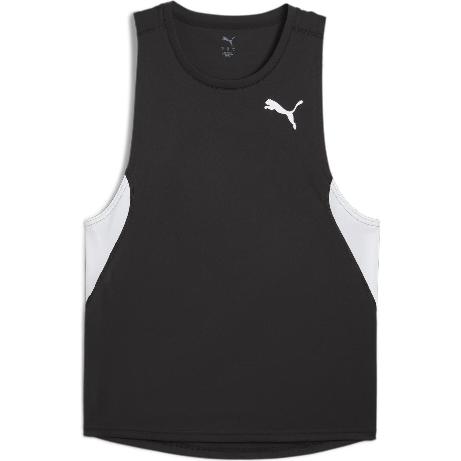 Puma, Herren, Sportshirt, M Cross The Line Singlet 3.0 (3XL), Schwarz, 3XL