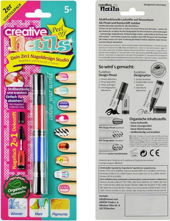 Produktbild Creative Nails Lackstift 2er