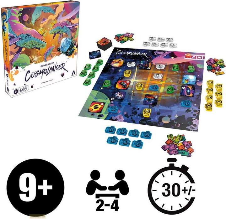 Actual product image Avalon Hill Cosmolancer strategisches Brettspiel von Reiner Knizia (English, French, German, Italian, Spanish, 2 - 4 Players)