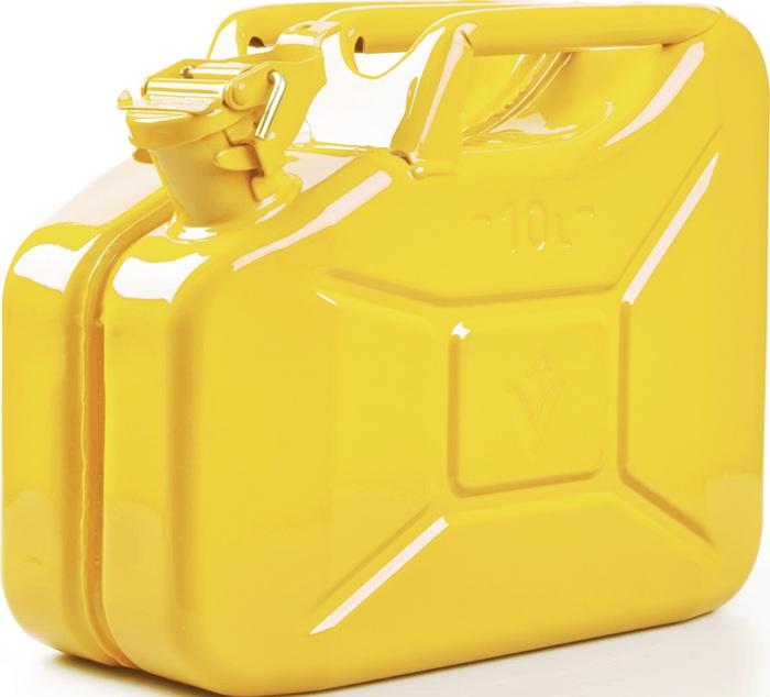 Produktbild Valpro Kraftstoffkanister Inhalt 10 l Zinkgelb RAL 1018 Stahlblech 0,9 mm L345xB165xH275mm