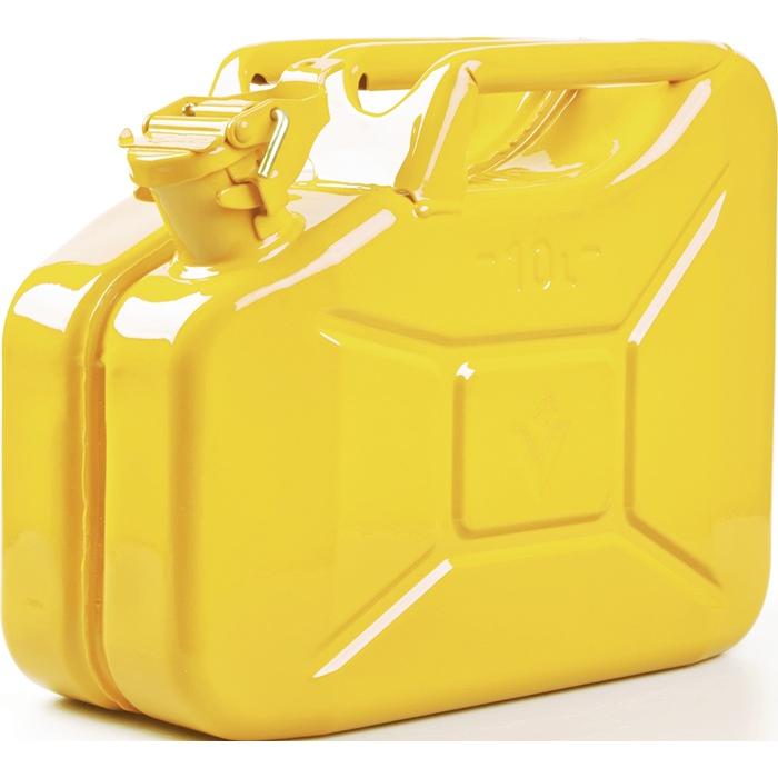 Thumbnail - Valpro, Garagenausstattung, Kraftstoffkanister Inhalt 10 l Zinkgelb RAL 1018 Stahlblech 0,9 mm L345xB165xH275mm