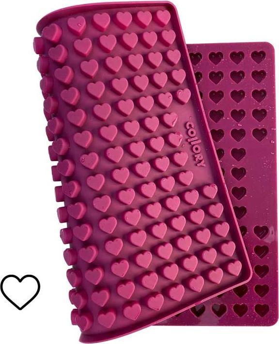 Collory Baking mat for mini dog treats hearts (39.50 x 28.50 cm)