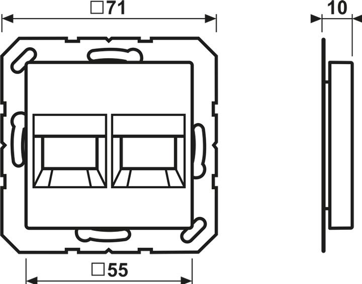 Produktbild JUNG Abdeckung