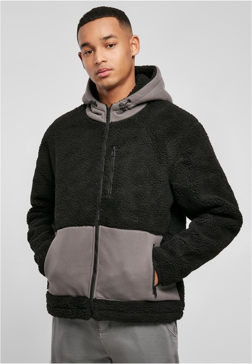 Produktbild Urban Classics Hooded Sherpa Jacket (L)