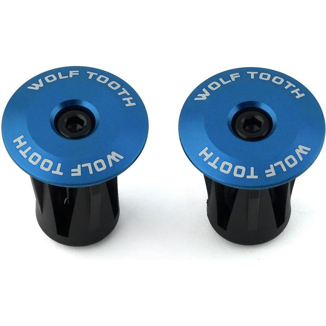 Wolf Tooth Aluminium Lenkerendkappen, verschraubbar, 16-21.5mm, blue (BARPLUG-AL-BLU)