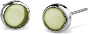 Bering Beautiful steel earrings with green crystals Arctic Symphony 714-155-05