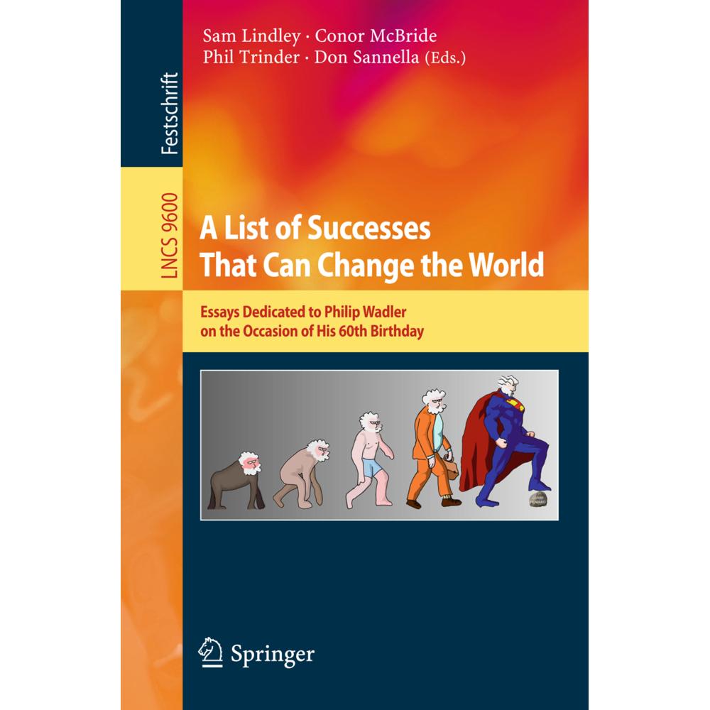 A List of Successes That Can Change the World, Fachbücher