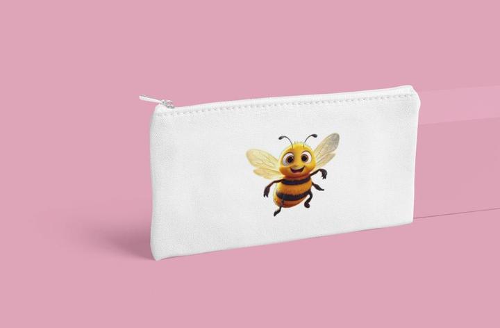 Produktbild Bügelbilder Schulrucksack-Set Comic Biene