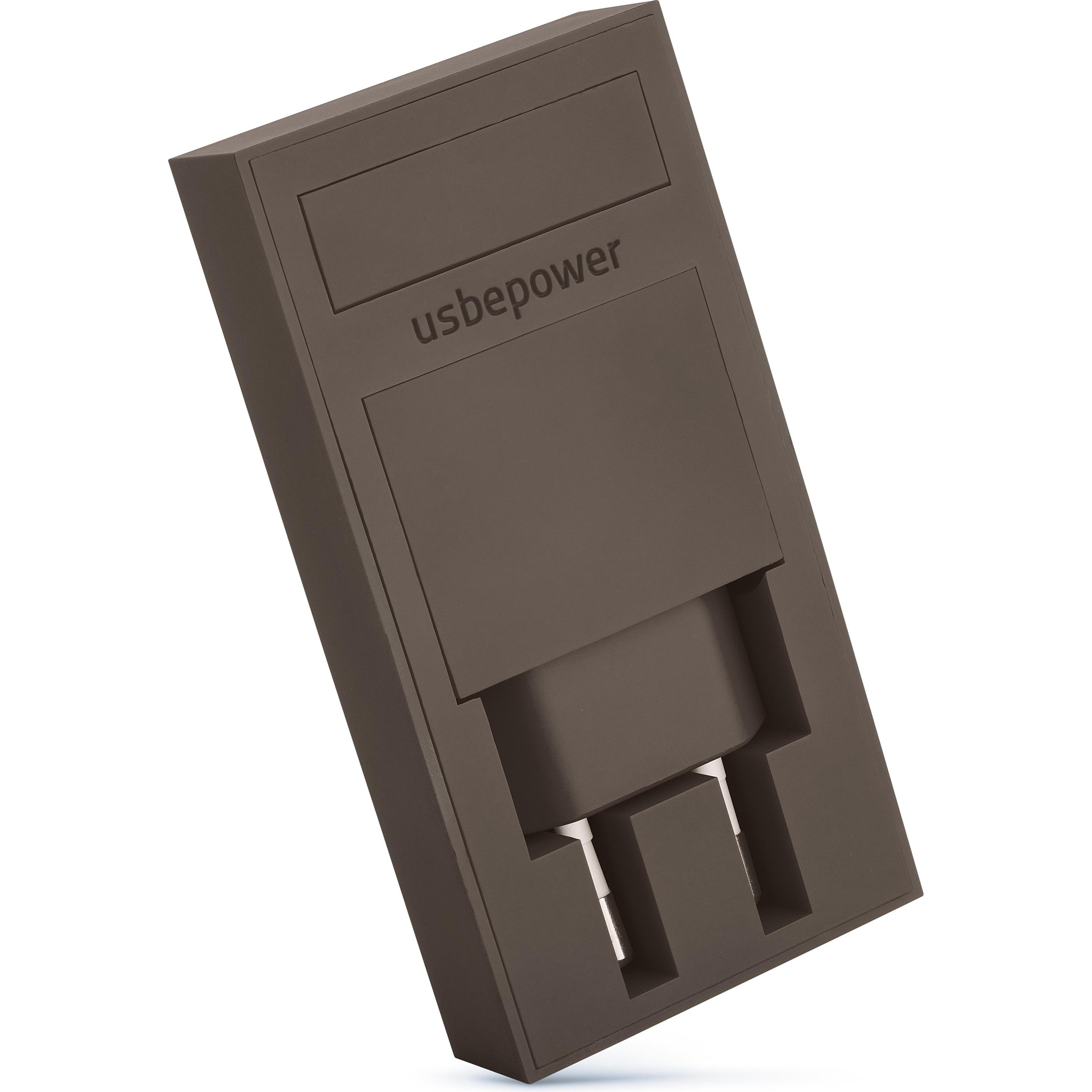 Thumbnail - Usbepower Rock, USB Ladegerät, Braun
