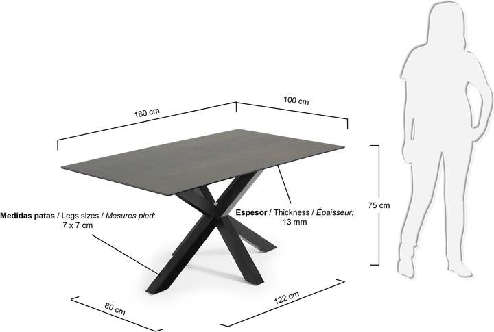 Produktbild Kave Home Argo (100 x 180 cm)