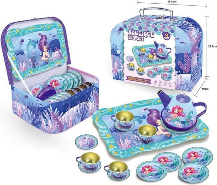 Actual product image Lobbes Mermaid -Teeservice im Picknickkoffer