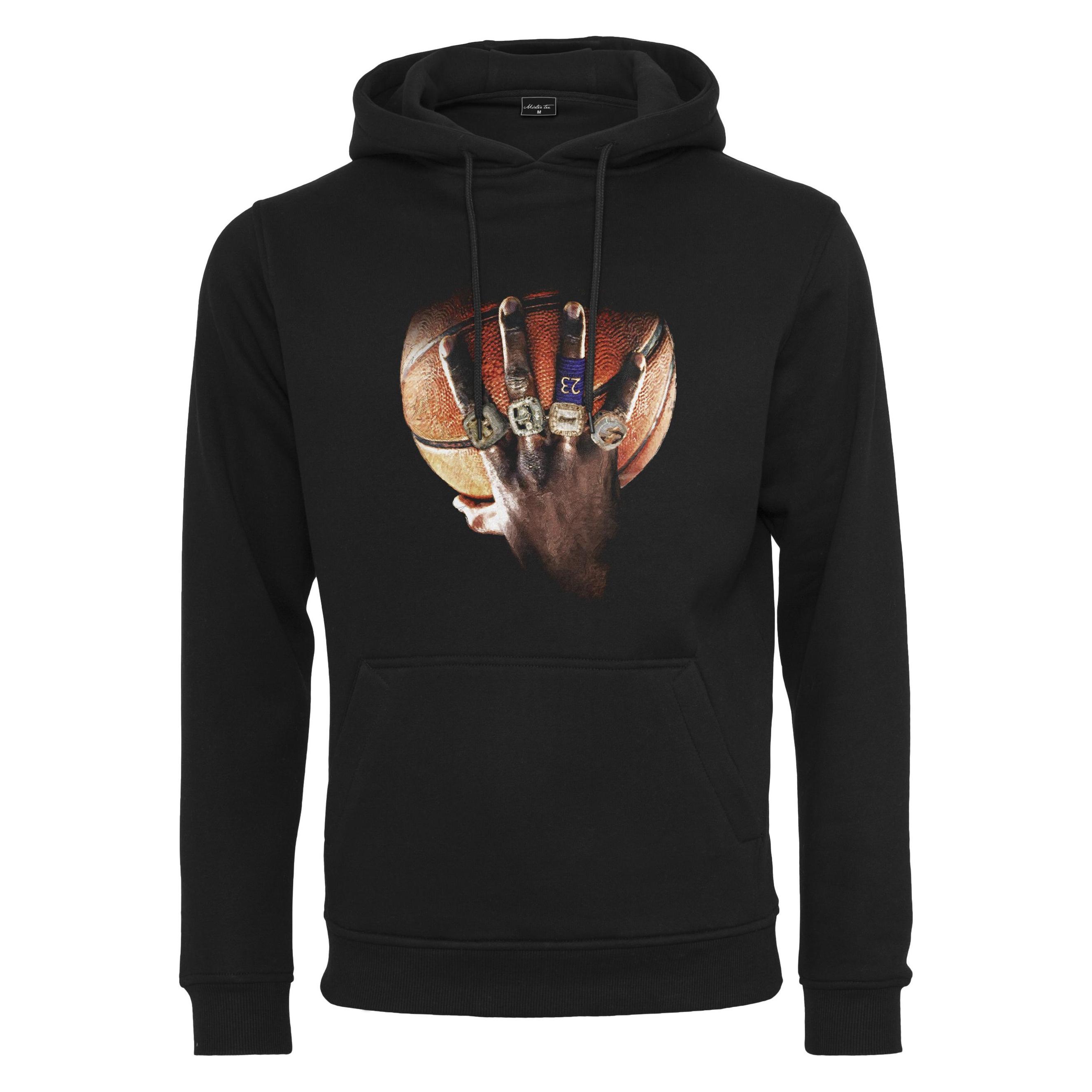 Mister Tee, Herren, Pullover, Hail The King Hoodie - 18591, Schwarz, (M)