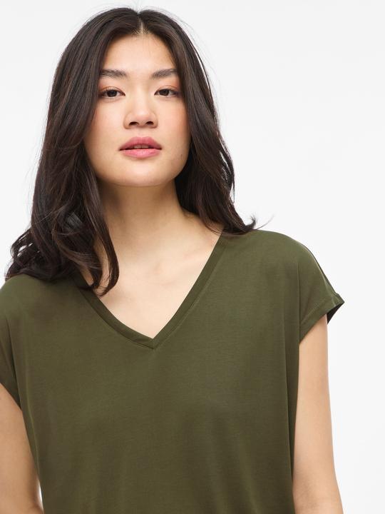 Immagine prodotto Vila VIMODALA V-Ausschnitt Oberteil mit kurzen Ärmeln (M)