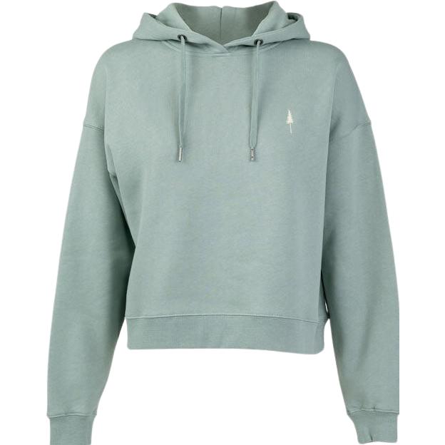 Nikin, Damen, Pullover, TreeHoodie Relaxed Women Turquoise, Grau, Türkis, (XS)